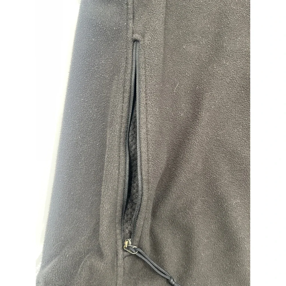 The North Face Mens XL Black Full Zip Fleece Jacket Midweight Layer